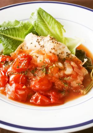 ヘルシー!鶏むね肉のトマトソース掛け-レシピのメイン写真