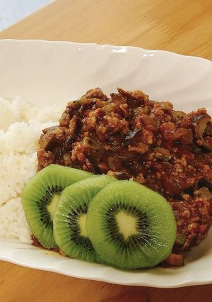 キウイと夏野菜のヘルシードライカレー-レシピのメイン写真