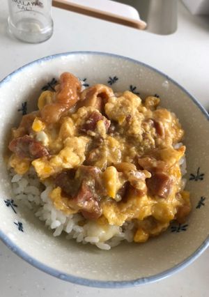 簡単焼鳥缶で親子丼-レシピのメイン写真