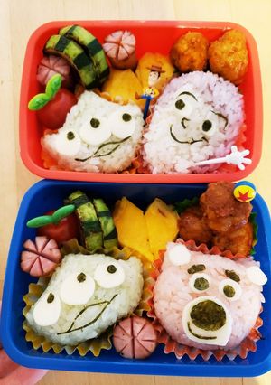幼稚園のお弁当第61段!!トイストーリー-レシピのメイン写真