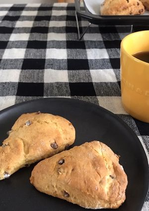 バナナとチョコのスコーン-レシピのメイン写真