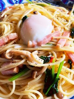 バター香る、ピリ辛和風パスタ-レシピのメイン写真