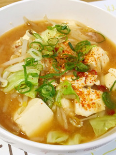 豆腐ともやしの味噌ラーメン風スープ-レシピのメイン写真