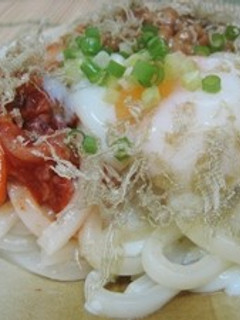 釜玉キムチ納豆~とろろ昆布のせ~-レシピのメイン写真