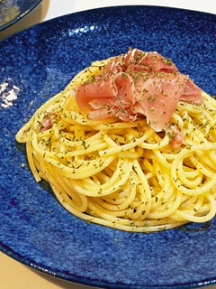 生ハムのチーズコンソメパスタ-レシピのメイン写真