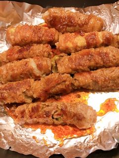 レタスと山芋の牛肉巻き、オイスター炒め-レシピのメイン写真