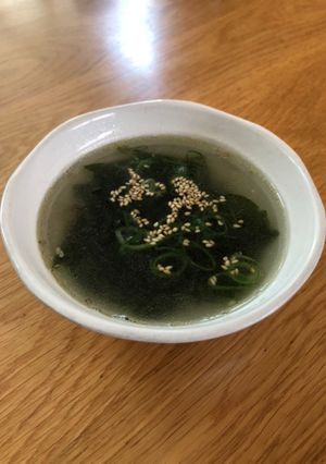 即席！わかめスープ-レシピのメイン写真