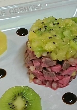 【キウイでローストビーフ　フレンチ風】-レシピのメイン写真