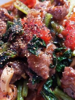 牛肉とトマトのオイスター炒め-レシピのメイン写真