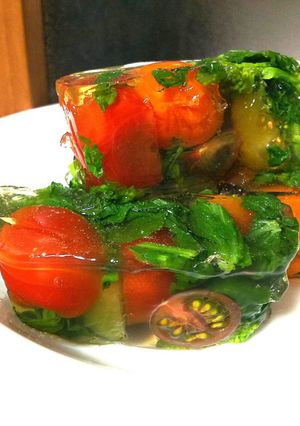 手間は簡単◎でも難しい野菜のゼリー寄せ-レシピのメイン写真
