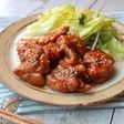 鶏肉の醤油こうじ+コチュジャン照り焼き