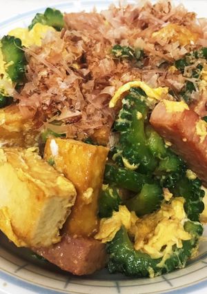 スパムと厚揚げでお手軽ゴーヤチャンプルー-レシピのメイン写真