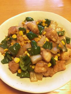 鶏肉とピーマンの炒め物-レシピのメイン写真