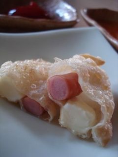 ポークビッツで作るチーズ入り揚げ餃子-レシピのメイン写真