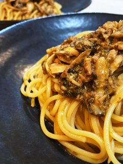 ツナとエリンギの岩海苔パスタ-レシピのメイン写真
