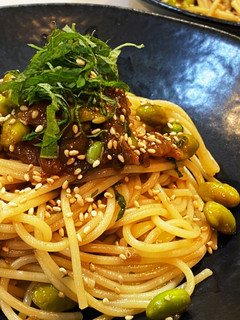 梅しそと枝豆の和風パスタ-レシピのメイン写真
