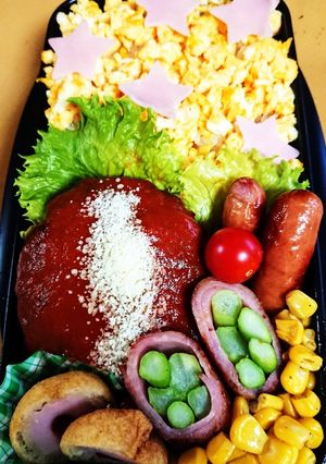 高３男子のお弁当6月26日-レシピのメイン写真