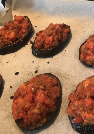 ナスの香草トマトパン粉焼き-レシピのメイン写真