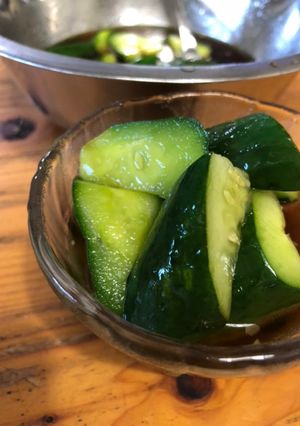 醤油とゴマ油香るキュウリのピクルス-レシピのメイン写真