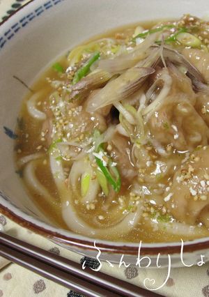 とろりん～♪豚肉ちゃんの☆おうどん☆-レシピのメイン写真