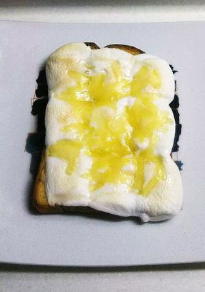 マシュマロチーズトースト-レシピのメイン写真