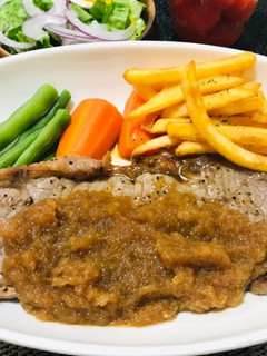 サーロインステーキ・和風ステーキソース-レシピのメイン写真