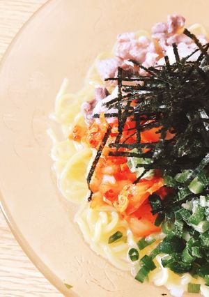ズボラさんの【冷麺風】冷やし鶏しお麺-レシピのメイン写真