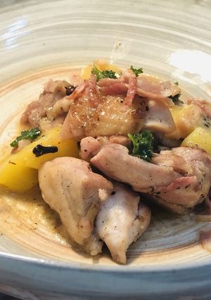 キウイと鶏肉のビストロ風-レシピのメイン写真