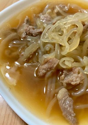豚こまと糸こんにゃくの煮物-レシピのメイン写真