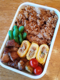 お弁当(6/26)餃子卵焼き-レシピのメイン写真