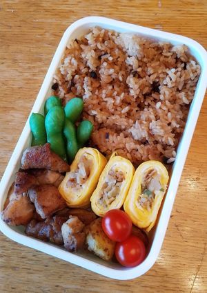 お弁当(6/26)餃子卵焼き-レシピのメイン写真