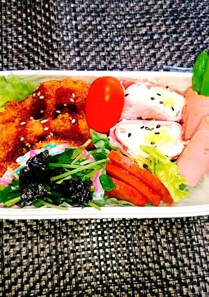 息子のお弁当'20.6.27-レシピのメイン写真