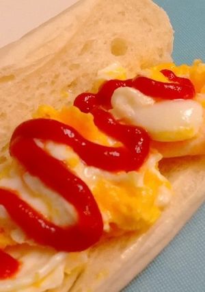 朝食などに♪「米粉のロールパン」の卵パン-レシピのメイン写真