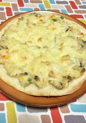 超簡単☆あさりの旨味クラムチャウダーピザ-レシピのメイン写真