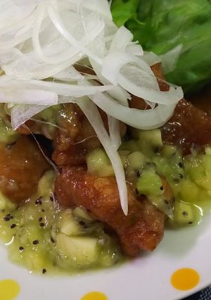 こってりに合う!酢鶏のキウイソース-レシピのメイン写真