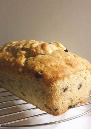 チョコレートバナナのパウンドケーキ-レシピのメイン写真