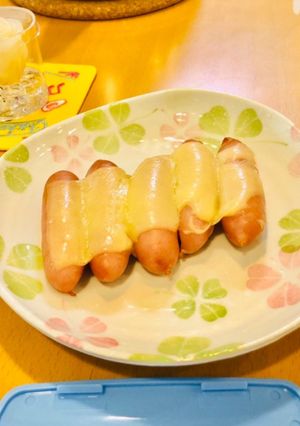 簡単！お弁当にも♪チーズonウインナー☆-レシピのメイン写真