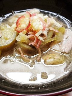なすとみょうがの豚汁-レシピのメイン写真