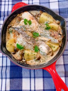 鱈とじゃがいものセージクリーム煮-レシピのメイン写真