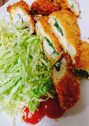 ✿ささみのチキン大葉チーズかつ✿-レシピのメイン写真