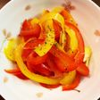 簡単!赤&黄パプリカのイタリアンサラダ