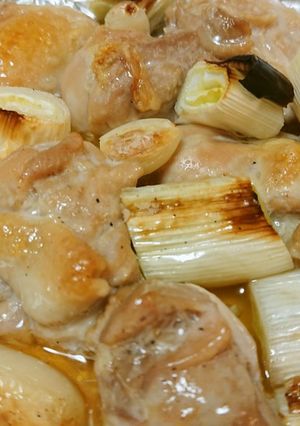 ネギ鳥にんにく焼き-レシピのメイン写真
