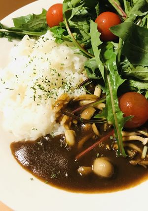 レトルト●きのこのバターソテーのカレー-レシピのメイン写真