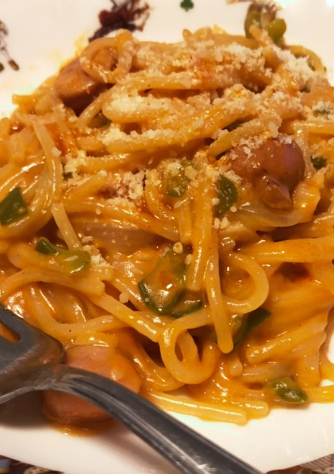 煮込んでとろとろナポリタン-レシピのメイン写真