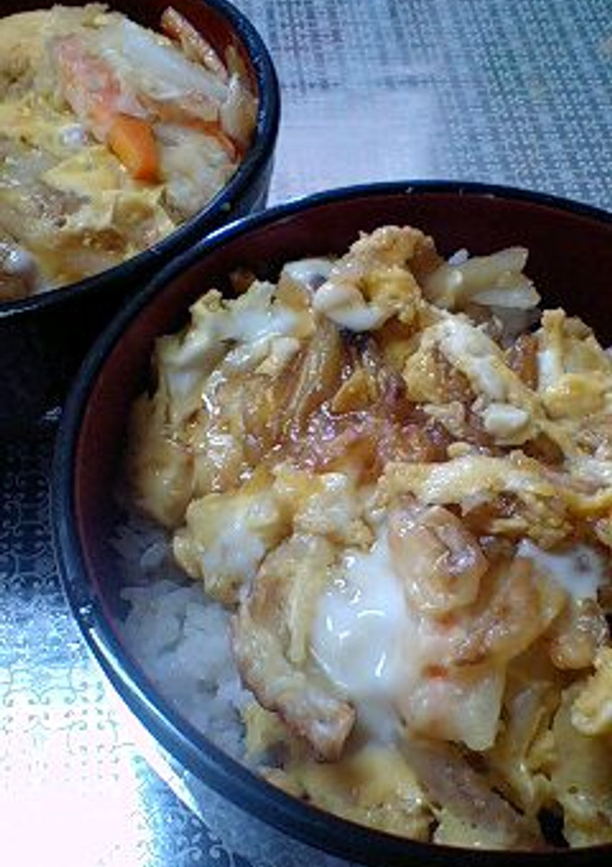 残ったかき揚げで　”かき揚げ丼”-レシピのメイン写真