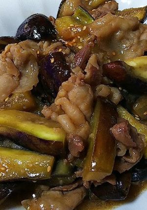 豚バラとなすの味噌炒め-レシピのメイン写真