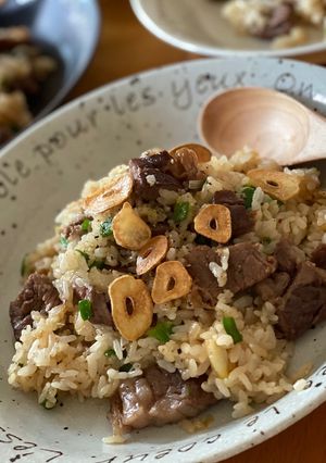 ステーキピラフ-レシピのメイン写真