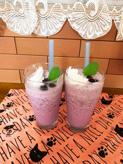 ブルベリー&バルサミコスムージー-レシピのメイン写真