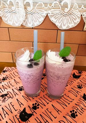 ブルベリー&バルサミコスムージー-レシピのメイン写真