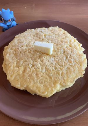 計量いらず簡単なお豆腐たっぷりパンケーキ-レシピのメイン写真